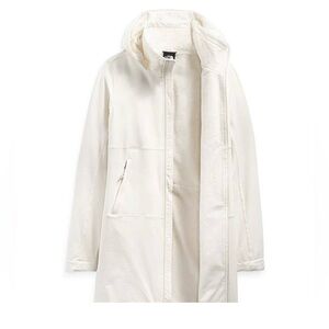 The North Face Gardenia White Shelbe Raschel Fleece Hooded Collar Parka Small